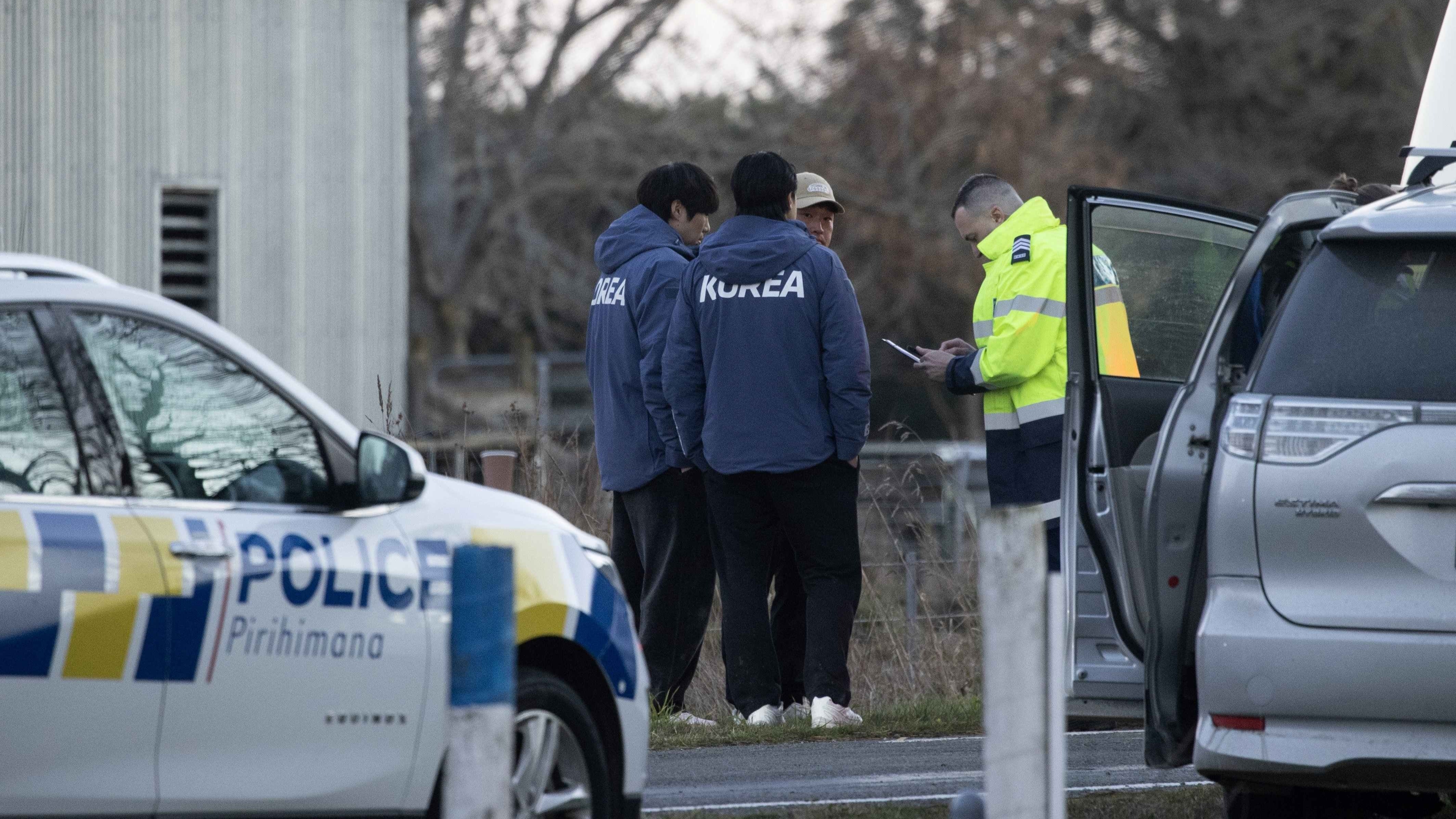 Four members of a Korean national ski team died in a crash near Geraldine last year. Photo / George Heard