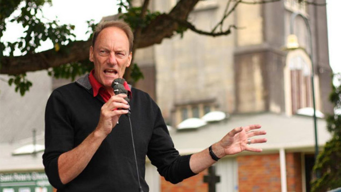 Christchurch mayoral candidate John Minto (Facebook)