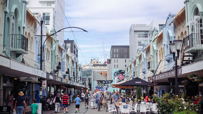 New Regent Street in Christchurch (Mike Yardley).