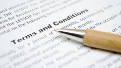 Beware when signing terms and conditions agreements (Getty Images).