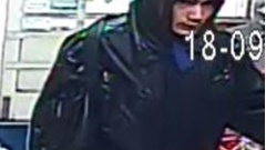 One of the two men who robbed a Lower Hutt store Sunday morning. (Supplied/Police)