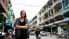 Human trafficking expert Carter Quinley in Thailand (Nikki Denholm / Exposure.org).