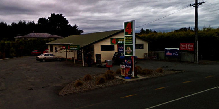 Four Square in Otatara near Invercargill (Google).
