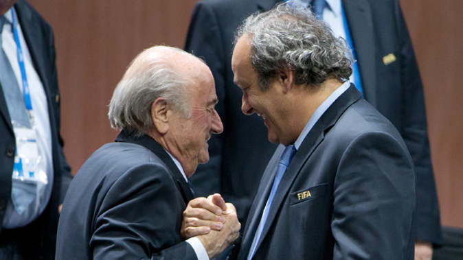 Banned former football executives Sepp Blatter and Michel Platini (Getty Images)