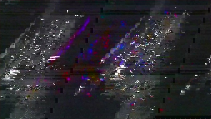 Emergency services at the scene (Supplied/Twitter)