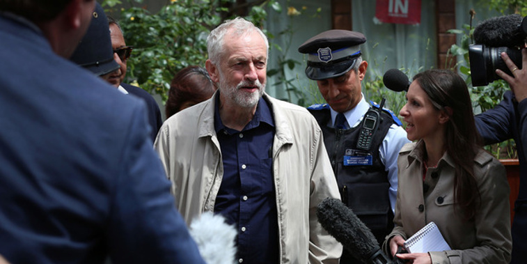 Jeremy Corbyn will remain as the Labour Party's leader (Photo / AP / NZ Herald)