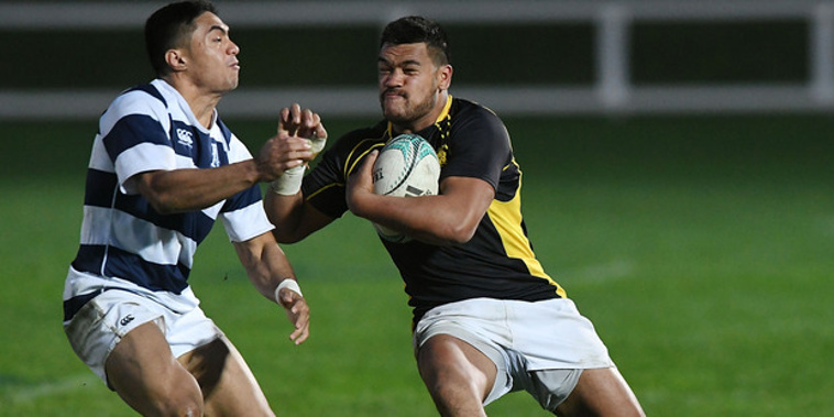 Wellington rugby player Losi Filipo, right, was discharged without conviction. Photo / Getty Images
