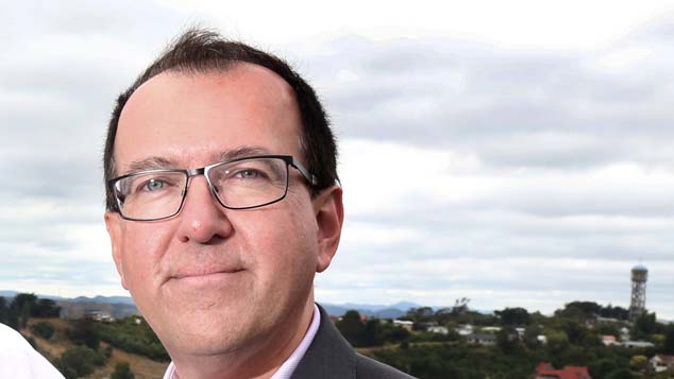 Ian Simpson has just announced he'll be taking up a new role as CEO for GNS Science, who run GeoNet for quake records (Newspix)