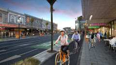 An artist impression of the proposed changes to Auckland's Karangahape Road (Supplied)