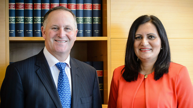 The National Party's confirmed List MP Parmjeet Parmar as its candidate for the seat of Mount Roskill in the electorate's upcoming by-election. Photo / Twitter / @johnkeypm