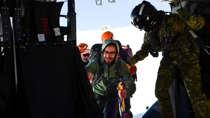 Missing tramper found on Mt Taranaki (RNZAF/Twitter)