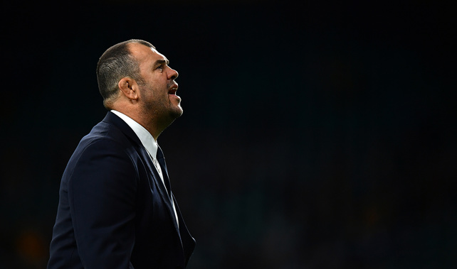 Cheika during the match (Getty Images)