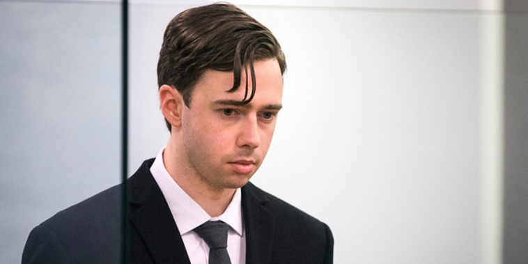 Dustin La Mont appears in the High Court in Auckland on murder charges. Photo / Jason Oxenham