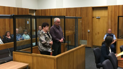 Terrence and Erica Happell were sentenced today (Photo / Josh Price)