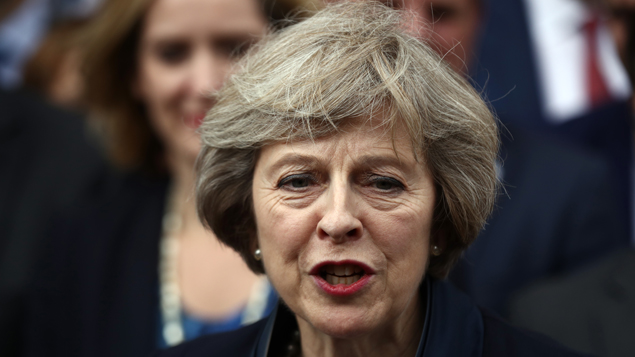 UK Prime Minister Theresa May (Getty Images).