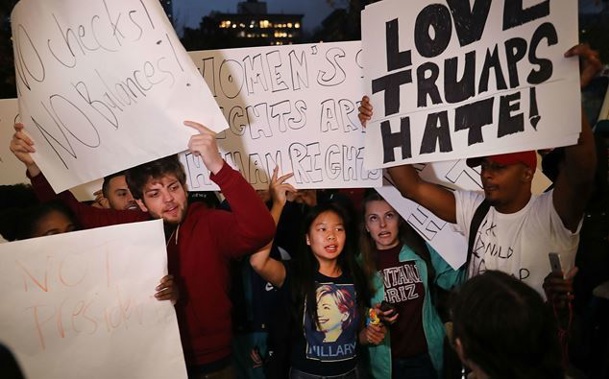 Rachel Smalley says nobody wins from protests against Trump now that he has been elected (Getty Images)