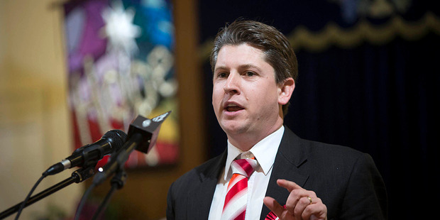 Michael Wood, Labour Party candidate in the Mt Roskill byelection. Photo / Chris Loufte