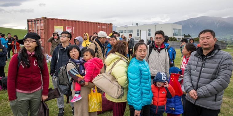 The Government says it has the capacity to provide relief to those trapped in Kaikoura. Photo / Mike Scott