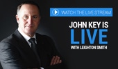 Prime Minister John Key joins Leighton Smith for a long form interview and talkback