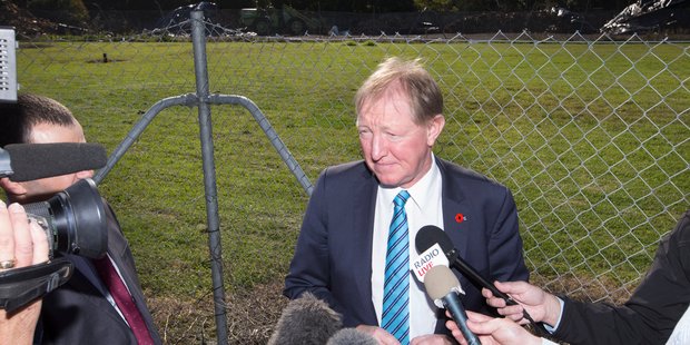 Housing Minister Nick Smith has announced 120 new homes will be built on a property in Waterview (Photo / NZ Herald)