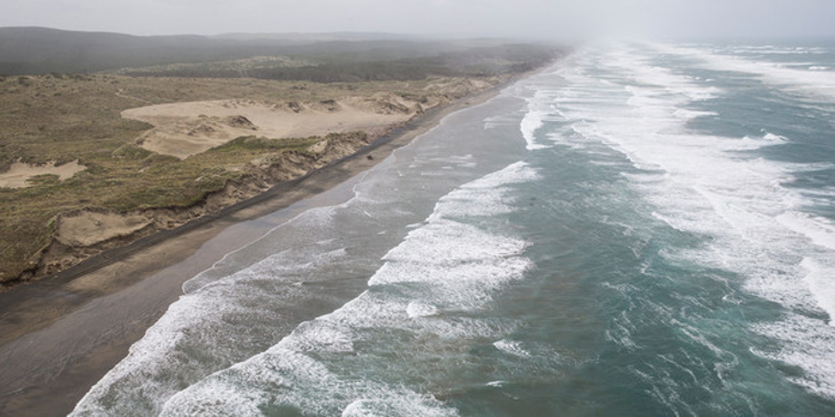 Local charter boat the 'Francie' capsized at the entrance to the Kaipara Harbour on Saturday afternoon (NZH)
