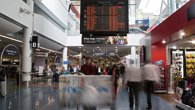 The outage has affected flight information, Eftpos and carparking. Photo / Getty