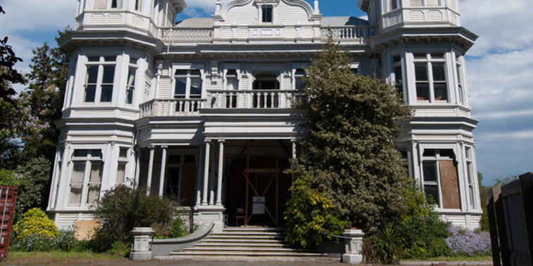 McLean's Mansion is one of the biggest wooden houses in the world and was originally built to the standard of a palace. (NZ Herald)