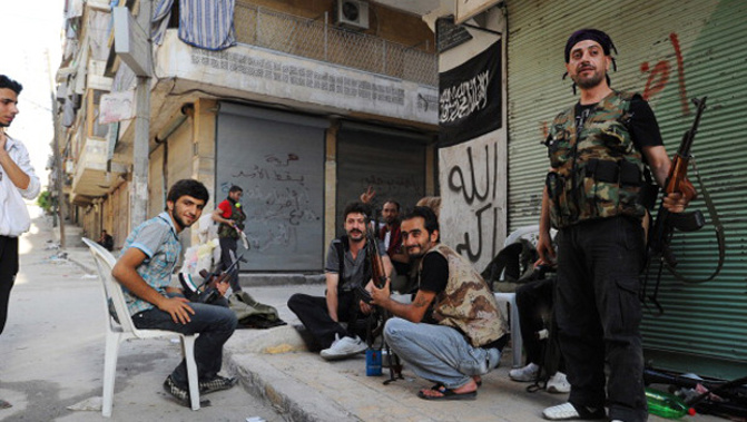 Syrian rebels in Aleppo (Getty Images)