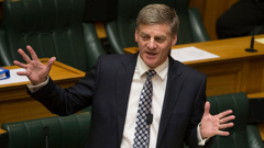 Bill English quoted "poltical commentator" Taylor Swift to describe his colleagues today (File).
