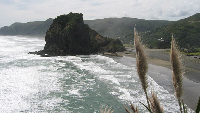 Lion Rock at Piha Beach (File).