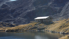 The Department of Conservation Angelus Hut in the Nelson Lakes. (NZ Herald)
