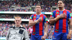 Paralysed rugby league player Alex McKinnon reportedly plans to sue the NRL and another player over the 2014 on-field tackle that left him in a wheel chair (Getty Images)