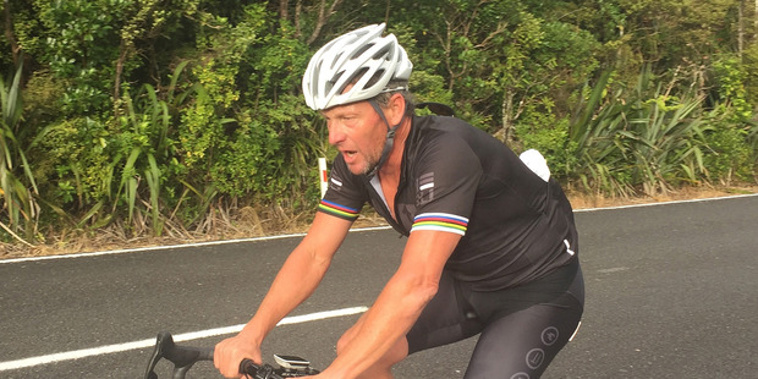 Rumours have been put to rest about why disgraced Tour de France cyclist Lance Armstrong is in New Zealand. (Getty Images)