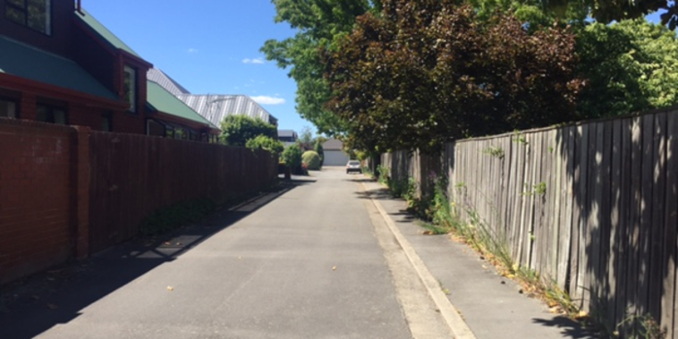 The Patricia Place scene of the Harewood home invasion in Christchurch this morning. (NZ Herald)