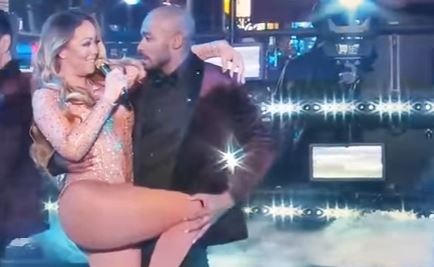 VIDEO: Mariah Carey botches New Year show