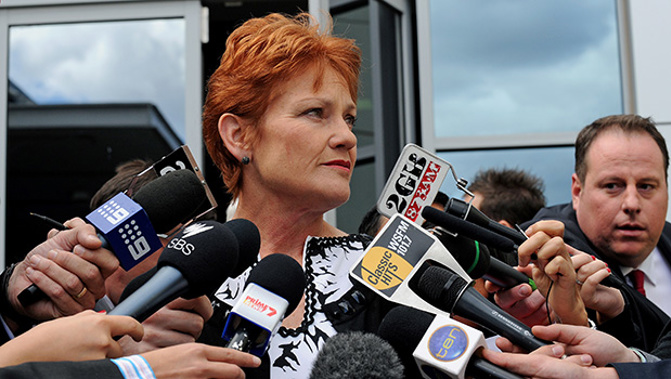 Pauline Hanson's One Nation want tighter immigration controls for Kiwis, after New Zealand co-sponsored a United Nations resolution condemning Israel's continued settlements (Getty Images)
