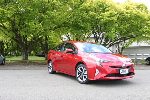 2016 Prius ZR in Pursuit Red (Supplied).