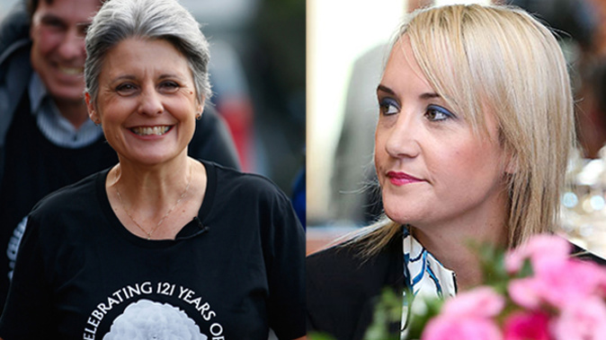 Laila Harre and Nikki Kaye have both battled breast cancer (Getty Images).