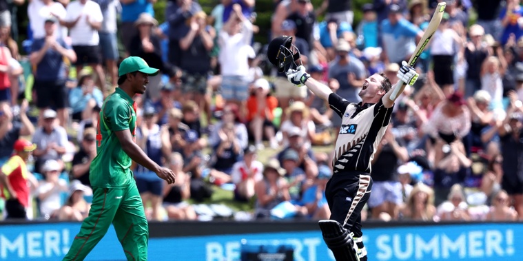 Munro celebrates his century (Getty Images)