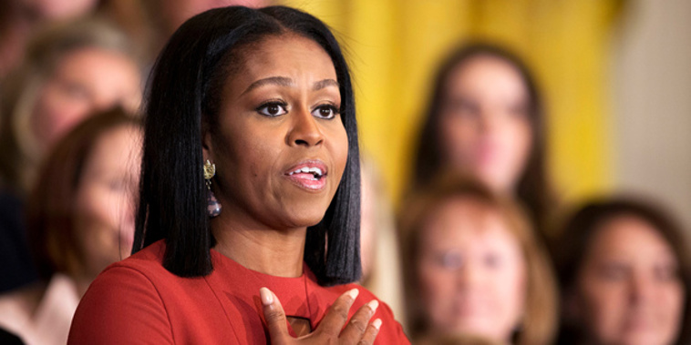 'I hope I've made you proud': First lady Michelle Obama chokes up during speech to educators