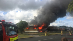 Fire crew at the scene of the blaze (Jason Winstanley).