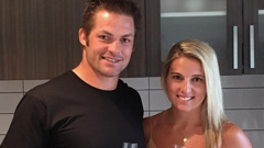 Richie McCaw and Gemma Flynn announced their engagement at the start of 2016. (Facebook)