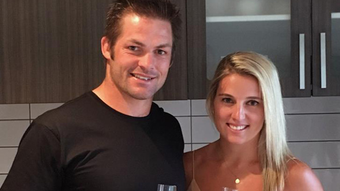 Richie McCaw and Gemma Flynn announced their engagement at the start of 2016. (Facebook)