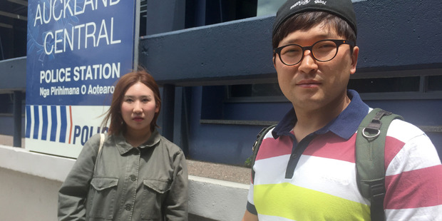 Nawon Lee and Jungchul Chae have made a report to police. (Lincoln Tan)
