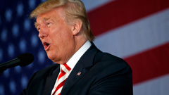 Bill English does think as Trump becomes President of the United States a rethink of the TPP is needed (AP).