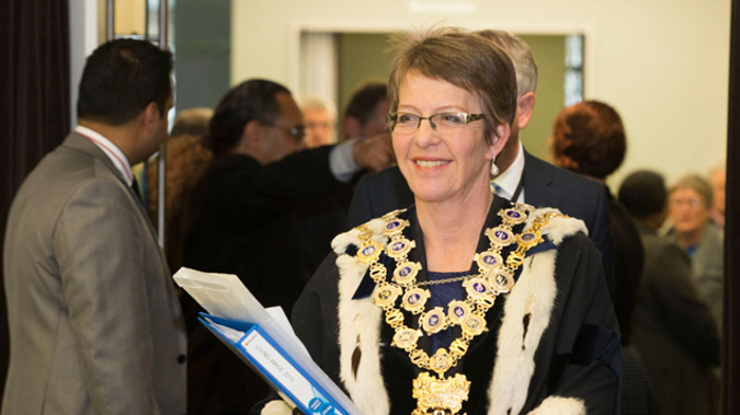 Former Wellington Mayor Celia Wade-Brown requested a tattoo as her leaving gift (Supplied).