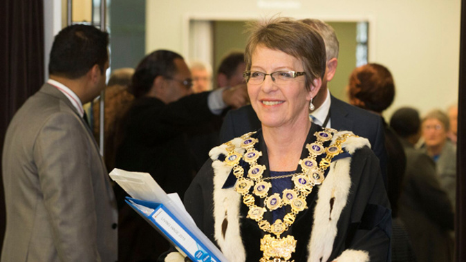 Former Wellington Mayor Celia Wade-Brown requested a tattoo as her leaving gift (Supplied).