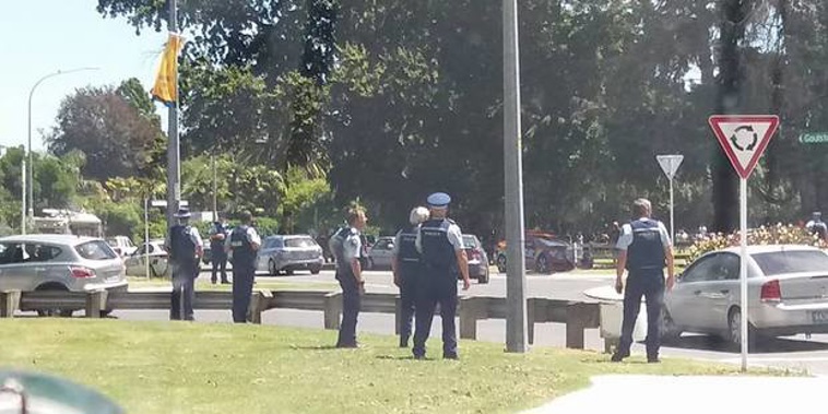 Multiple arrests have been made after shots were fired at a Mongrel Mob funeral procession in Whakatane. (Facebook)