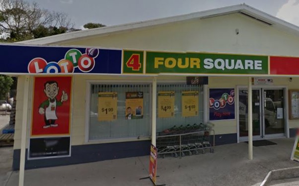 At least two groups of people have stolen water from a tap outside the Molesworth Four Square on Wood St, according to the owner, who says his neighbour caught the culprits in the act (Google Street View)