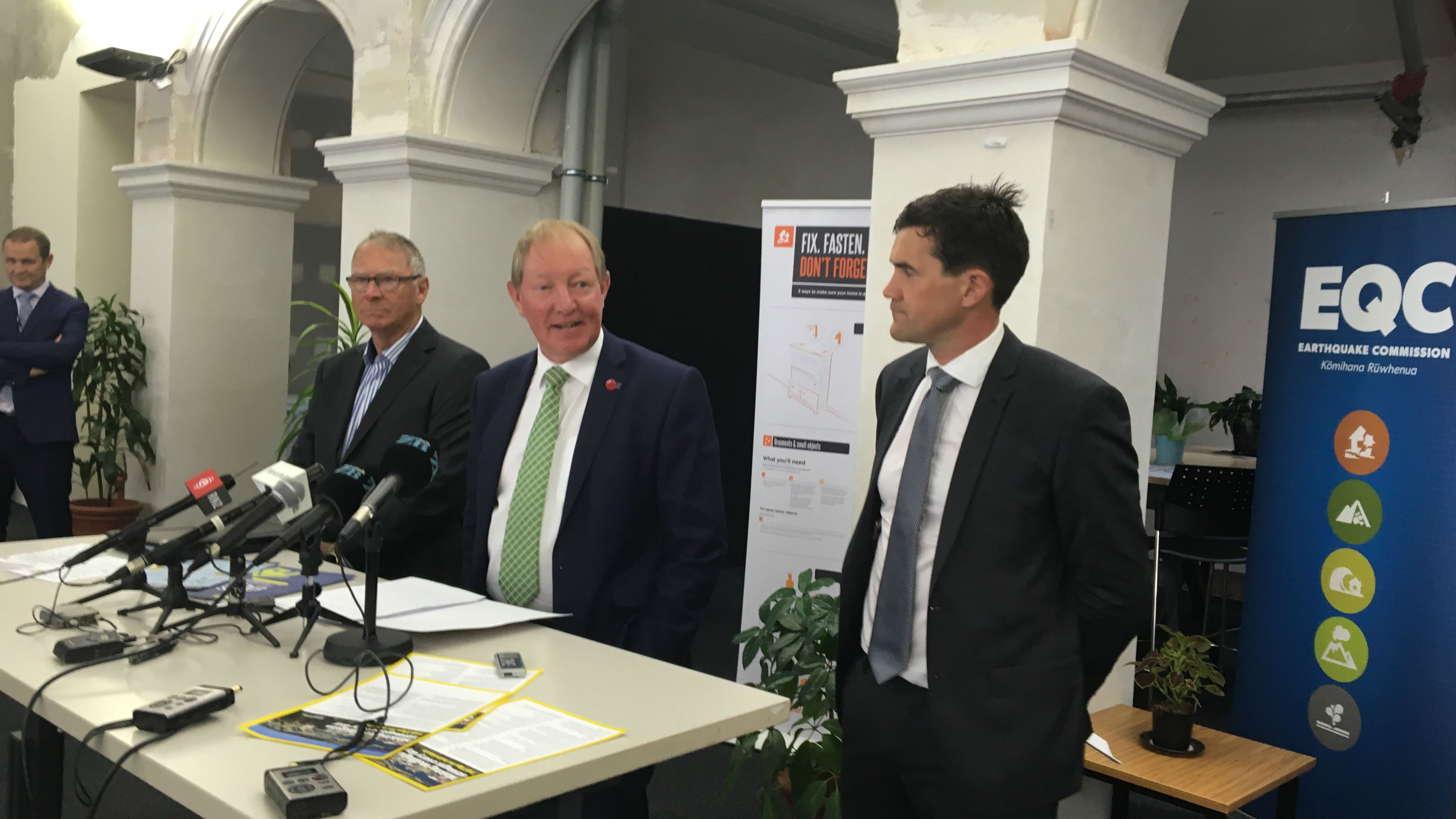 Building and Construction Minister Nick Smith says these are buildings that are at heightened risk following the Kaikoura earthquakes in November last year. Photo / Georgia Nelson 